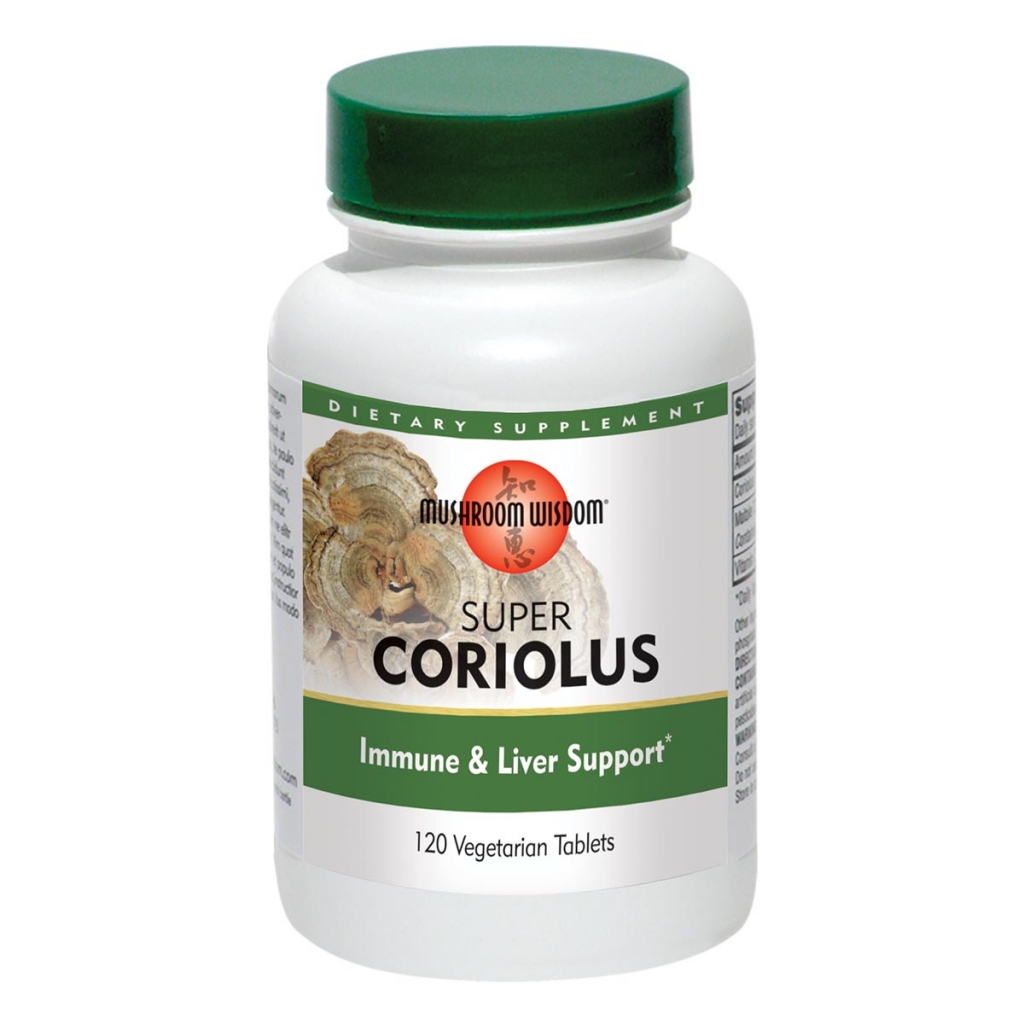 SUPER CORIOLUS (TURKEY TAIL) , 120 Tablets Mushroom Wisdom Inc.