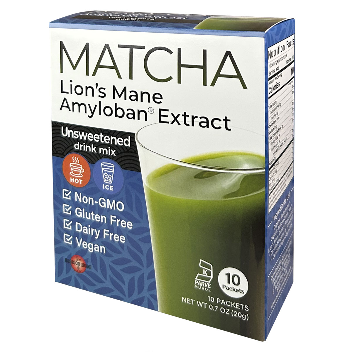 MATCHA Lion s Mane Amyloban Extract Mushroom Wisdom Inc 